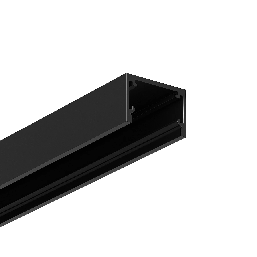 Соеденитель угловой закругленный внешний накладной Byled серия Gravity-MG15 48v, Черный