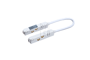 Гибкий коннектор питания двусторонний Byled серия Gravity 48V Белый