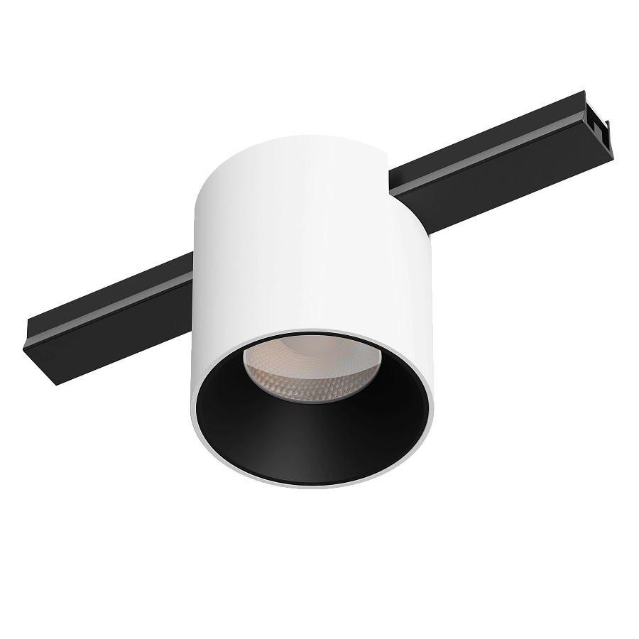 Магнитный светильник Byled серия Gravity-MG15 7W, 48V, CRI>90, 36гр., Черный+Белый, Цвет: Теплый белый