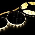 Лента светодиодная Byled Standart 2835, 60 LED/м, 4.8 Вт/м, 12В , IP20, IP65, Цвет: Теплый белый