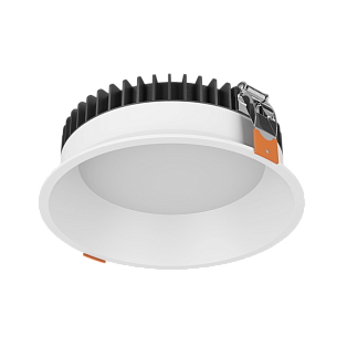 Светильник Byled серия Crater (15W, 220V, CRI>90, Белый корпус, Круг, Цвет: Теплый белый)