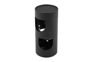 Комплект крепления к потолку/стене накладной, двойной, черный