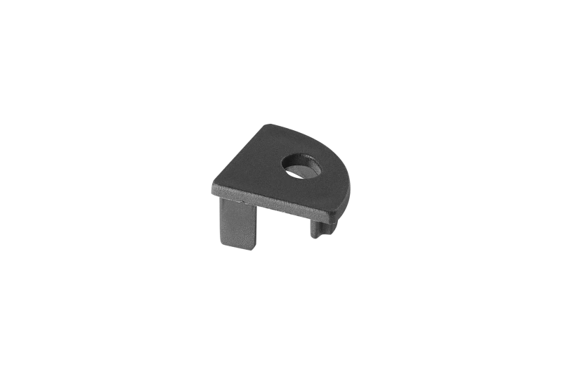 Заглушка Byled с отверстием для светодиодного профиля PR-SFC-SL-1616, черный