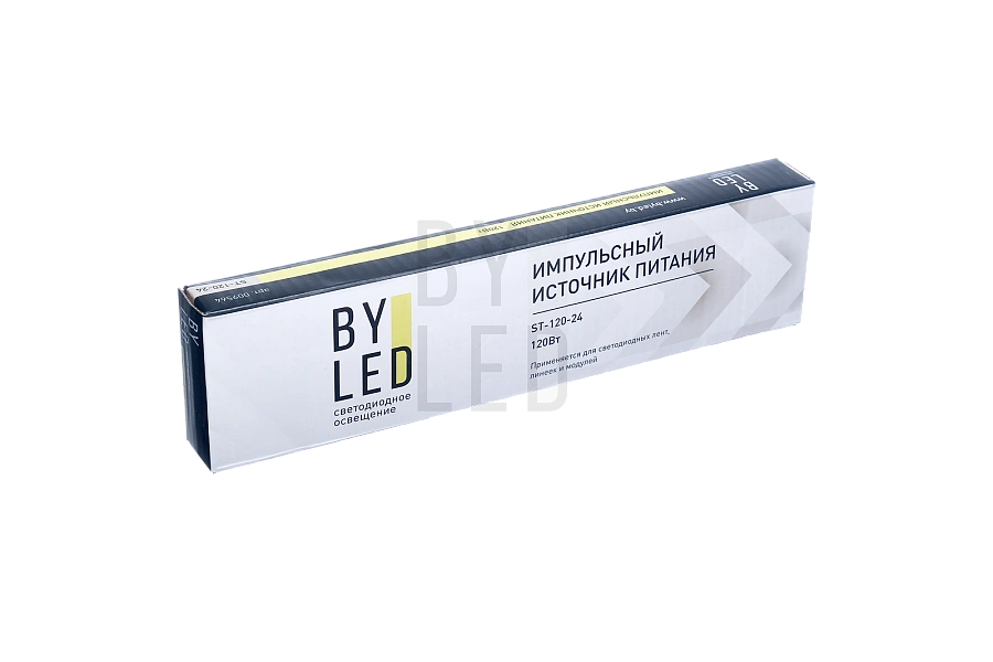 Блок питания Byled ультратонкий, 120 W, 24V