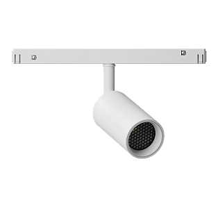 Магнитный трековый светильник Byled серия Gravity с антибликовой решеткой 7W, 48V, CRI>90, 24гр., Белый, 36 мес., Цвет: Нейтральный белый