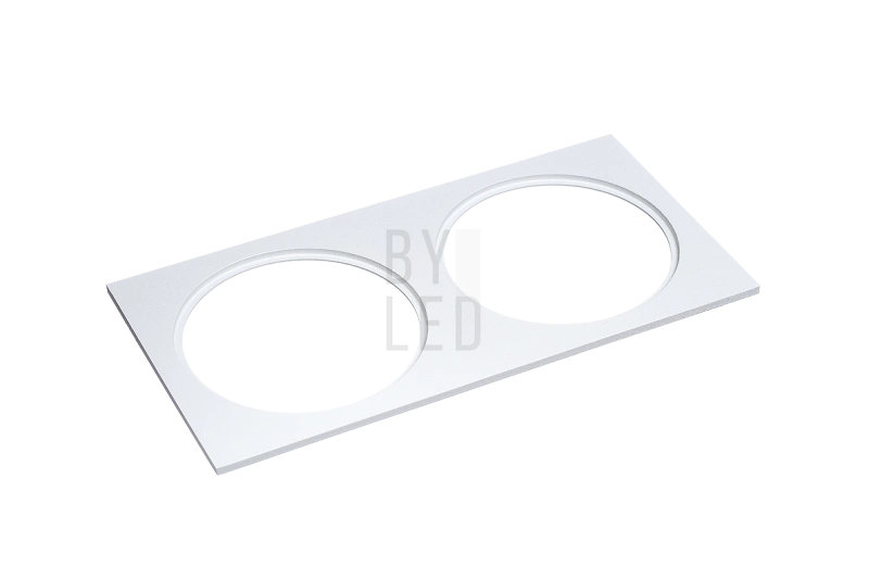 Двойная рамка для светильника Byled серия UNI-BZ-85 Белый