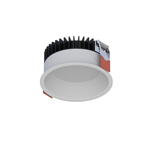 Светильник Byled серия Crater (7W, 220V, CRI>90, Белый корпус, Круг, Цвет: Теплый белый)