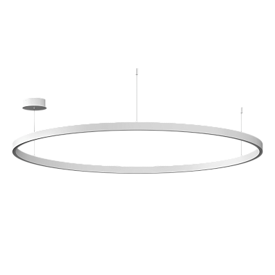 Подвесной светильник Byled серия Halo 1535 (75W, 220V, CRI>90, 1200mm, Белый корпус, Цвет: Теплый белый)