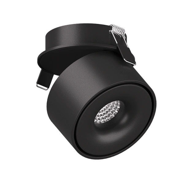 Светильник светодиодный встраиваемый Byled серия UFO-ST (8W, 220V, CRI>90, Черный корпус, 60мес., Цвет: Нейтральный белый)