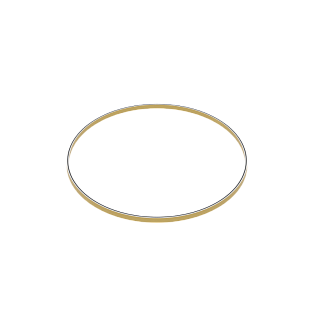 Трек универсальный круг Byled серия ECLIPSE 24v, ⌀650mm, Золотой