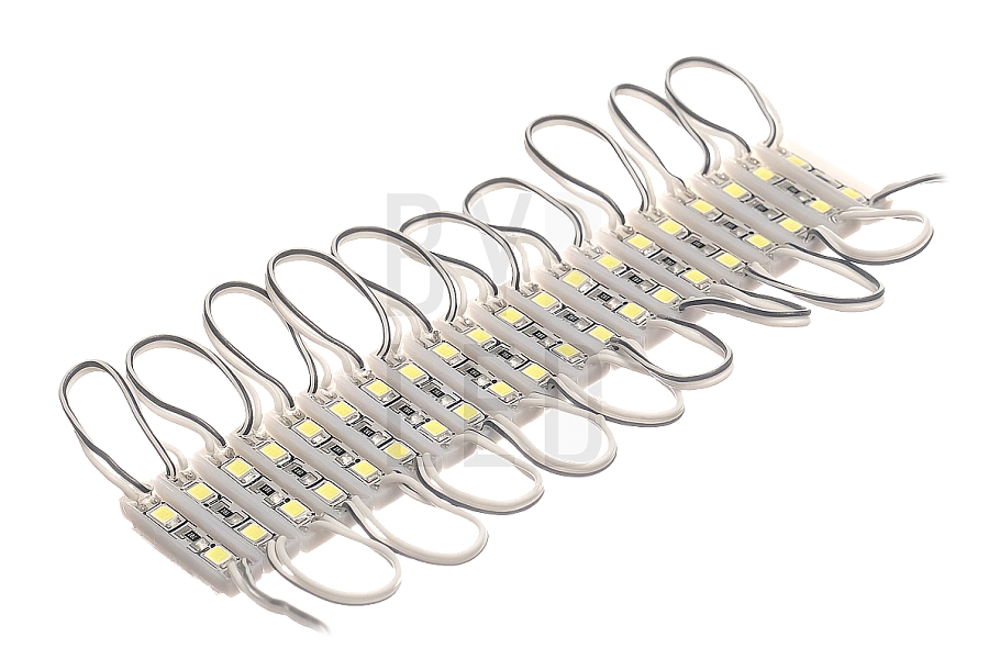 Светодиодный модуль Byled SMD2835, 0.4W, 120°, 12V, Цвет: Холодный белый 9000К Светодиодный модуль Byled SMD2835, 0.4W, 120°, 12V, Цвет: Холодный белый 9000К