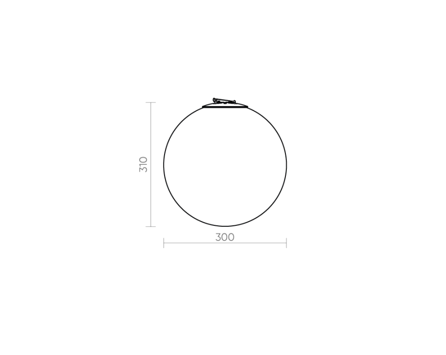 Трековый светильник Byled серия ROPE-BL 16W, 24V, CRI>90, 270гр., Ф300mm, Цвет: Теплый белый