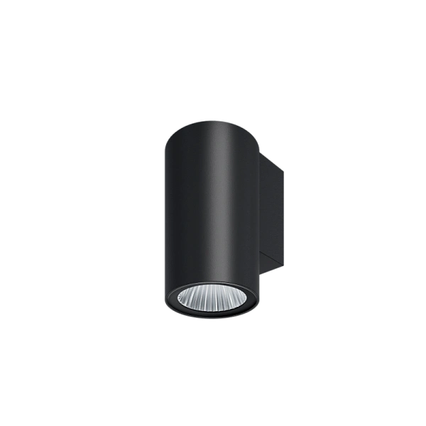 Настенный светильник Byled серия Flare TB 2 (12W, 230V, CRI>80, Черный корпус, IP65, 60мес., Цвет: Теплый белый 3000K)