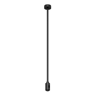 Держатель шинопровода накладной Byled серия ECLIPSE 24V с вводом питания, 544mm, Черный