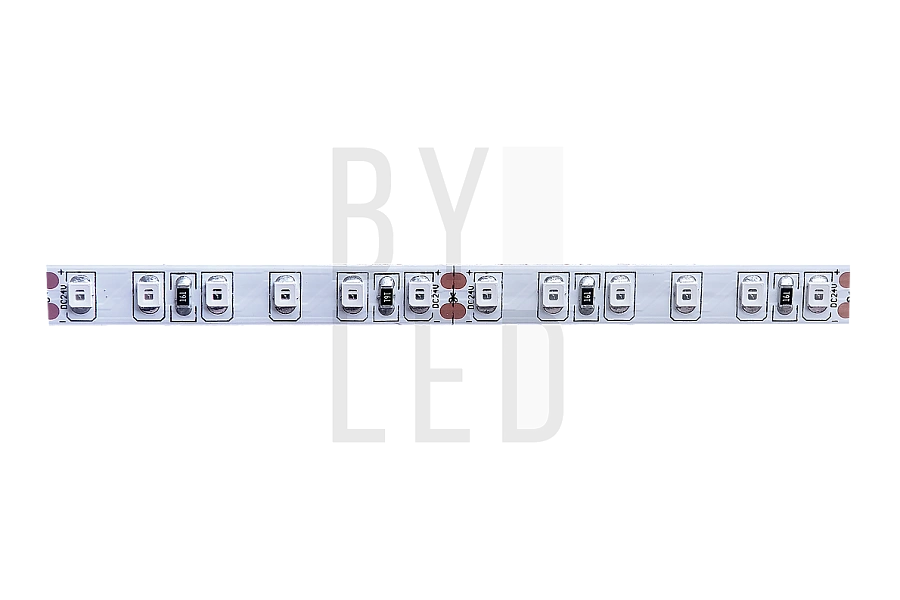  Светодиодная лента Byled Standart SMD2835, 120 LED/m, 9,6 W/m, 24V , IP20, Цвет: Зеленый