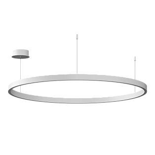 Подвесной светильник Byled серия Halo 1535 (50W, 220V, CRI>90, 900mm, Белый корпус, Цвет: Нейтральный белый)