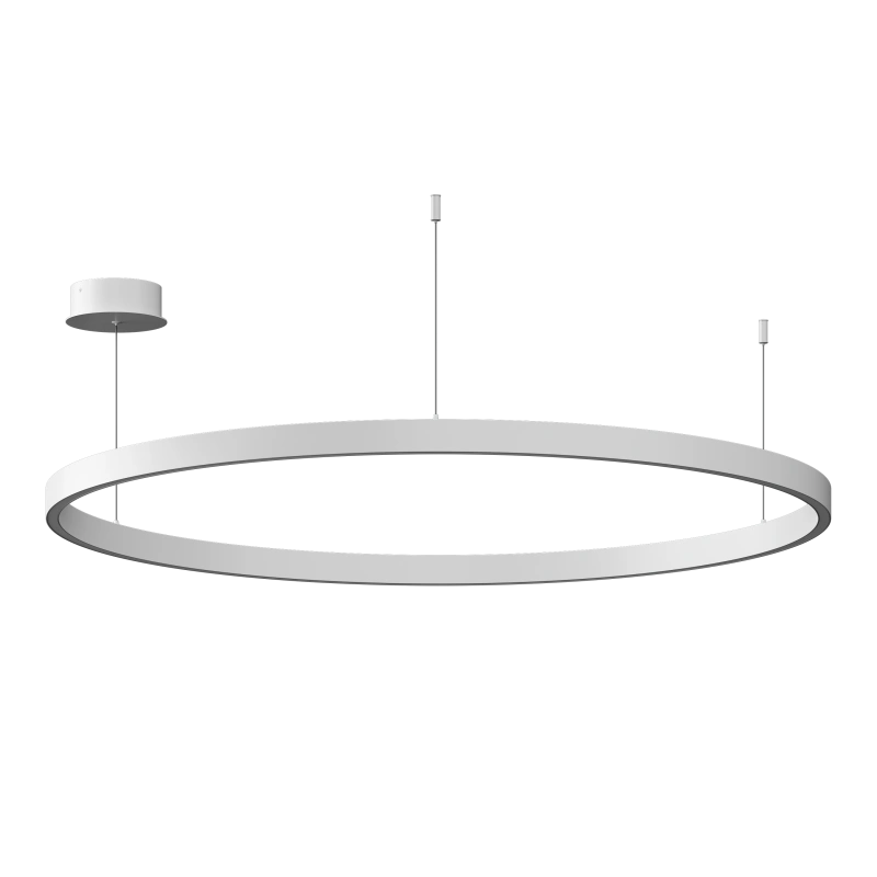 Подвесной светильник Byled серия Halo 1535 (50W, 220V, CRI>90, 900mm, Белый корпус, Цвет: Нейтральный белый)