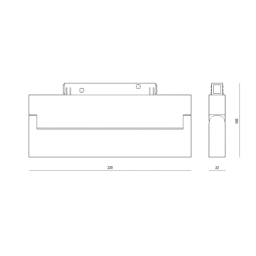 Магнитный наклонный светильник Byled серия Gravity 12W, 48V, CRI>90, Цвет: Теплый белый Магнитный наклонный светильник Byled серия Gravity 12W, 48V, CRI>90, Цвет: Теплый белый