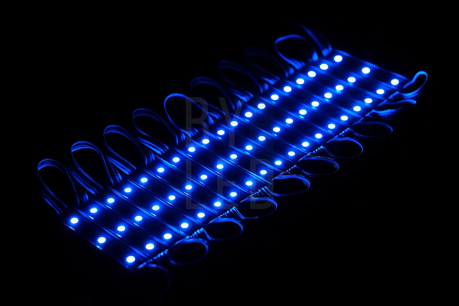 Светодиодный модуль Byled SMD5050, 0.72W, 120°, 12V, Цвет: RGB Светодиодный модуль Byled SMD5050, 0.72W, 120°, 12V, Цвет: RGB