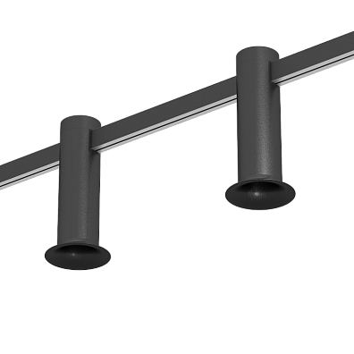Трековый светильник Byled серия Eclipse-SPU 5W, 24V, CRI>90, 60гр., Черный, Цвет: Теплый белый