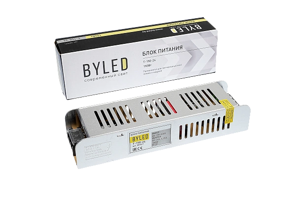 Блок питания Byled компактный (узкий), 150 W, 24V