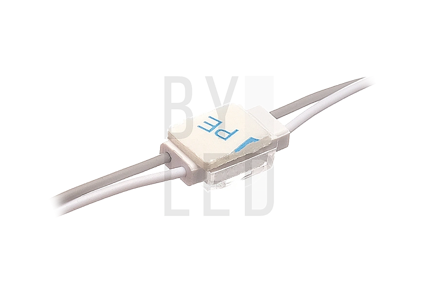 Светодиодный линзованный модуль Byled SMD2835, 0.36W, 120*160°, 12V, Цвет: Белый 6000К