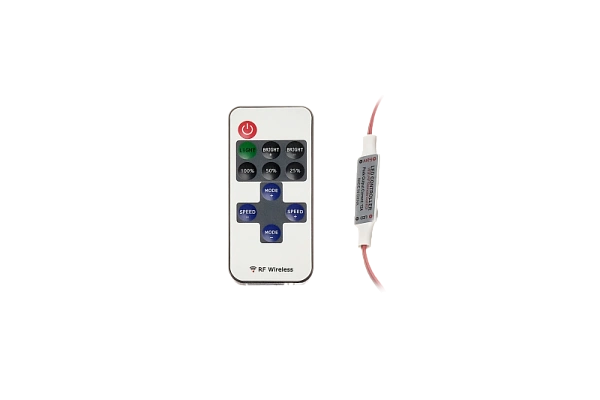 Контроллер (Диммер) с пультом Byled серия CNS (12-24v, 1CH*6A, RF, 11кн.)
