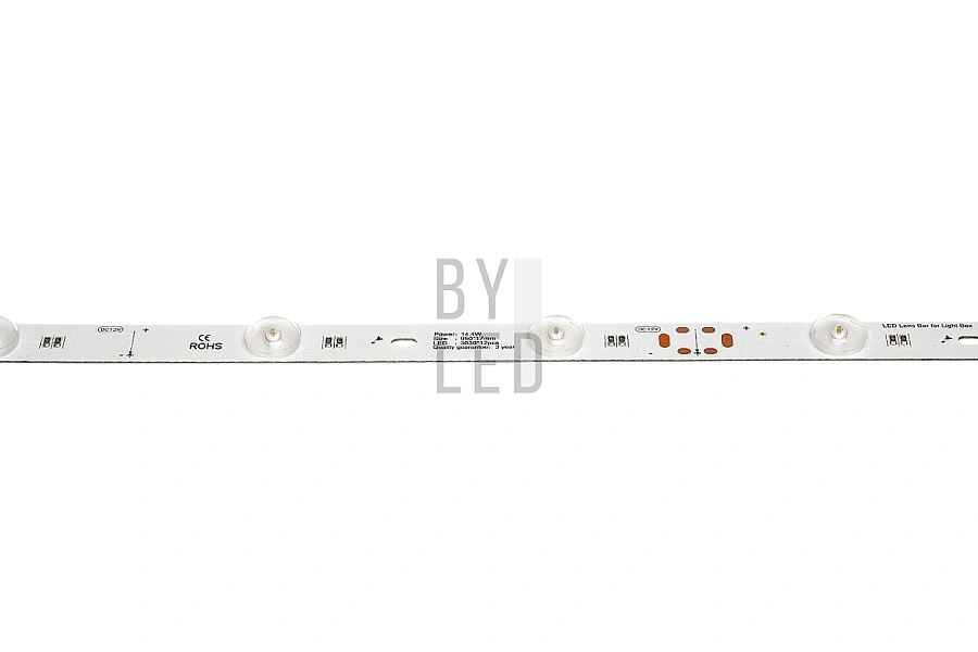 Светодиодная линейка Byled PRO SMD3030, 12LED/m, 14,4W/m, 12V , IP20, Цвет: Нейтральный белый