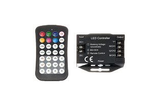 Контроллер (RGB) с пультом Byled серия CNS (12-24v, 3CH*8A, RF, 28кн.)