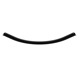 Соеденитель угловой закругленный внешний под шпаклевку Byled серия Gravity-MG15 48v, Черный