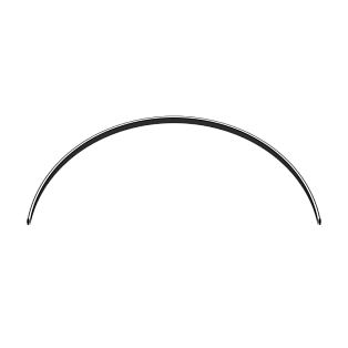 Трек универсальный полукруг Byled серия ECLIPSE 24v, ⌀800mm, Черный