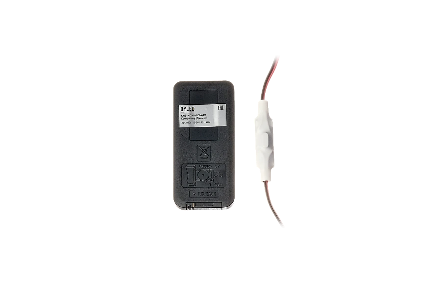 Контроллер (Диммер) с пультом Byled серия CNS (12-24v, 1CH*6A, RF, 11кн.)
