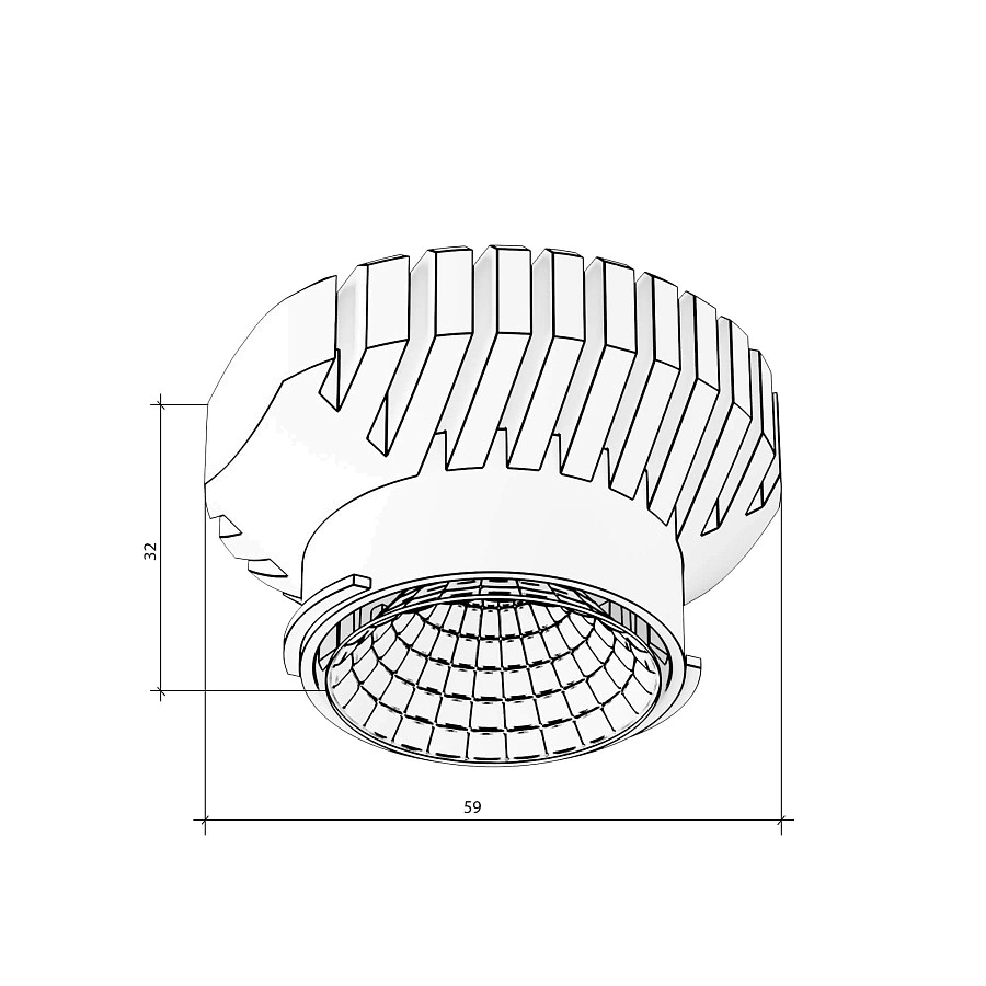 Модуль светодиодный Byled серия UNI Mini (8W, 220V, CRI>92, Цвет: Нейтральный белый)