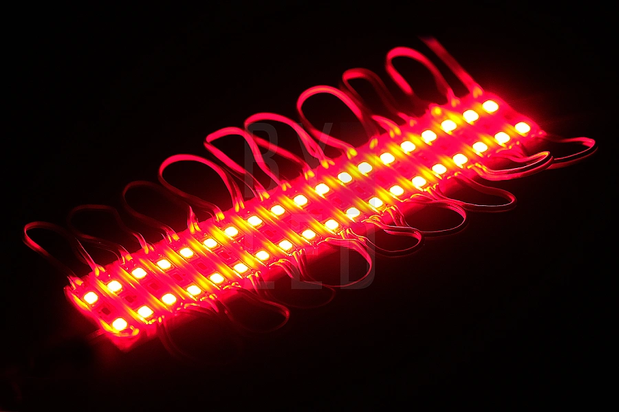 Светодиодный модуль Byled SMD2835, 0.4W, 120°, 12V, Цвет: Красный Светодиодный модуль Byled SMD2835, 0.4W, 120°, 12V, Цвет: Красный