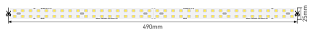Светодиодная линейка Byled LUX серия BL SMD2835, 72LED, 11-19W, 54V, 200-350mA, IP20, 60мес., Цвет: Нейтральный белый 4000K