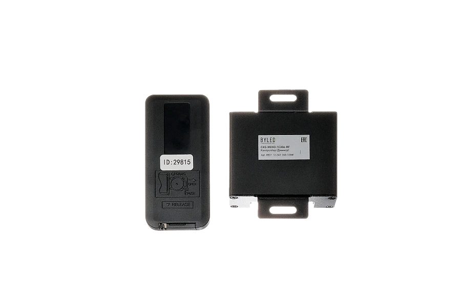 Контроллер (Диммер) с пультом Byled серия CNS (12-24v, 1CH*30A, RF, 11кн.)