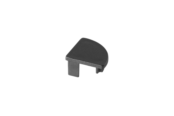 Заглушка Byled без отверстия для светодиодного профиля PR-SFC-SL-1616, черный