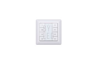 Настенная радио панель Byled серия OneX Lux (1 зона, 4 сценария, 3V бат., Монохром)
