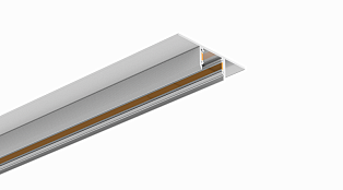 Магнитный трек встраиваемый под ГКЛ Byled серия Gravity-MG15 48v, Белый, 2000mm