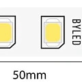 Лента светодиодная Byled Standart 2835, 120 LED/м, 9,6 Вт/м, 24V , IP20, Цвет: Теплый белый 2700K