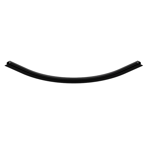 Соеденитель угловой закругленный внешний под шпаклевку Byled серия Gravity-MG15 48v, Черный