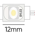 Светодиодный линзованный модуль Byled SMD2835, 0.36W, 120*160°, 12V, Цвет: Нейтральный белый 4500К