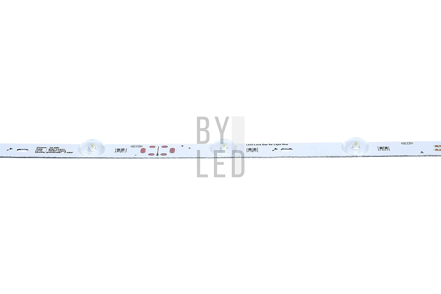 Светодиодная линейка Byled PRO SMD3030, 12LED/m, 14,4W/m, 12V , IP20, Цвет: Холодный белый