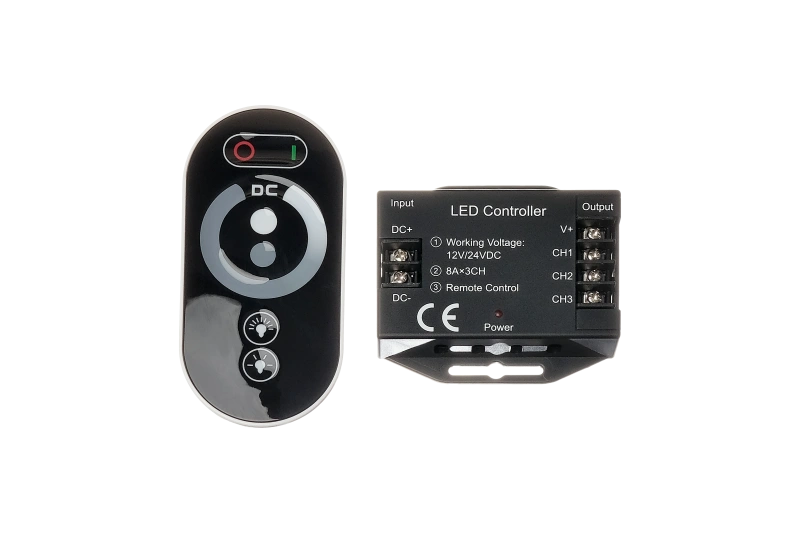 Контроллер (Диммер) с пультом Byled серия CNS (12-24v, 1CH*24A, RF, Сенсорный)