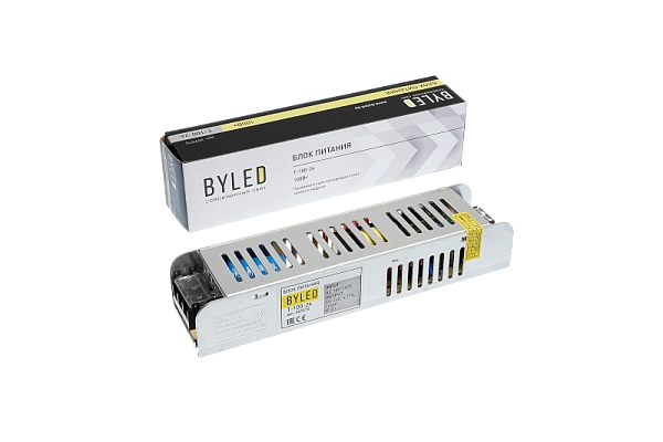 Блок питания Byled компактный (узкий), 100 W, 24V