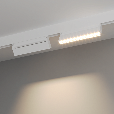 Магнитный наклонный светильник Byled серия Gravity 12W, 48V, CRI>90, 24гр., Белый, Цвет: Нейтральный белый