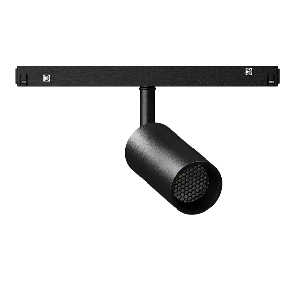 Магнитный трековый светильник Byled серия Gravity с антибликовой решеткой 7W, 48V, CRI>90, 24гр., 36 мес., Цвет: Теплый белый