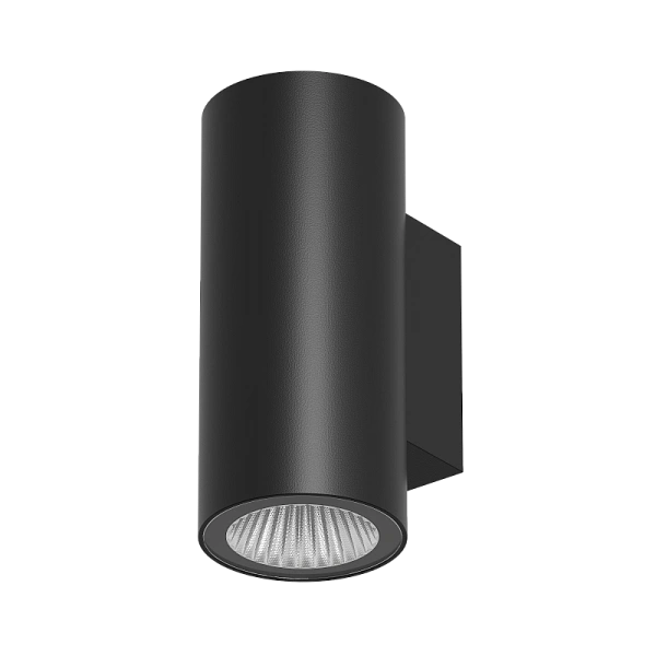 Настенный светильник Byled серия Flare TB (6+6W, 230V, CRI>80, Черный корпус, IP65, 60мес., Цвет: Теплый белый 3000K)