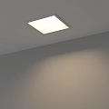 Светильник Byled серия Crater (9W, 220V, CRI>90, Белый корпус, Квадрат, Цвет: Теплый белый)