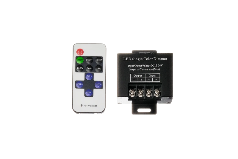 Контроллер (Диммер) с пультом Byled серия CNS (12-24v, 1CH*30A, RF, 11кн.)